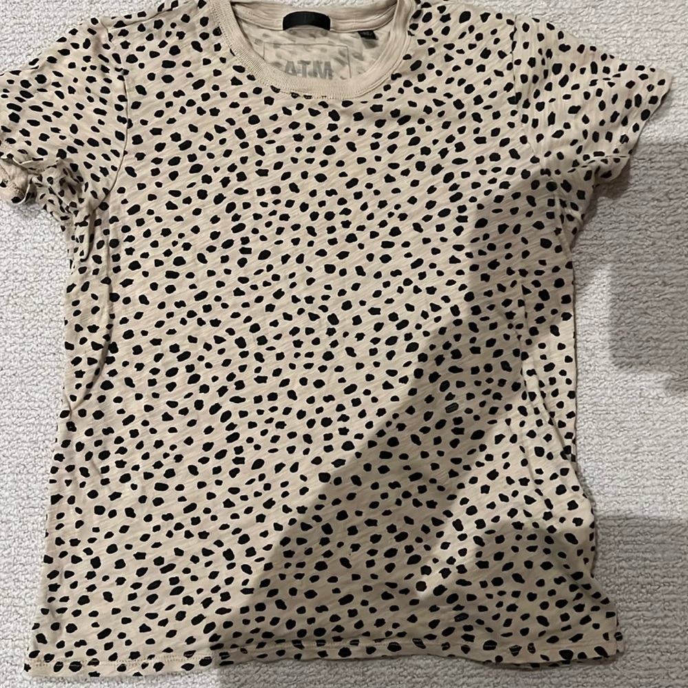 ATM cheetah print tshirt
